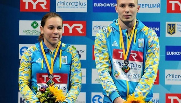 Україна продовжує збирати медалі на Чемпіонаті Європи: Кесарь і Оліферчик взяли "бронзу" по стрибках у воду