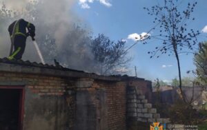 У Миколаївській області спалахнули потужні пожежі