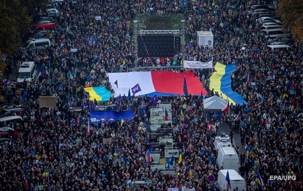 У Празі пройшла масова акція на підтримку України
