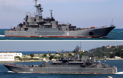 ВДК "Азов" та "Ямал": що відомо про кораблі ЧФ РФ, які ЗСУ уразили в ніч на 24 березня