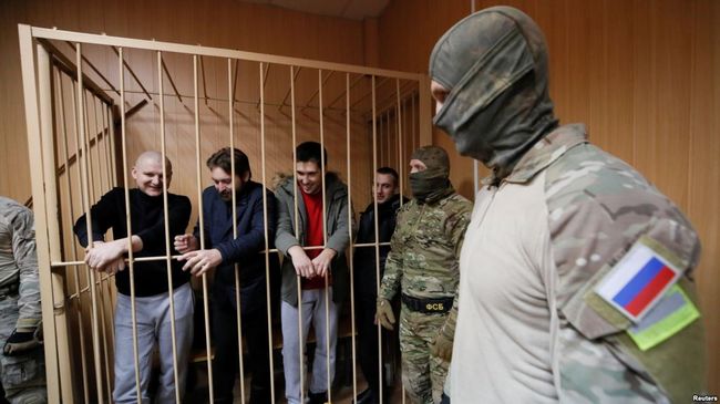 Кремль відмовився відпускати полонених українських моряків заявивши, що це питання непідсудне трибуналу ООН