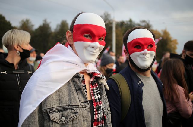 У Білорусі протягом минулої доби затримали понад 580 протестувальників, - МВС