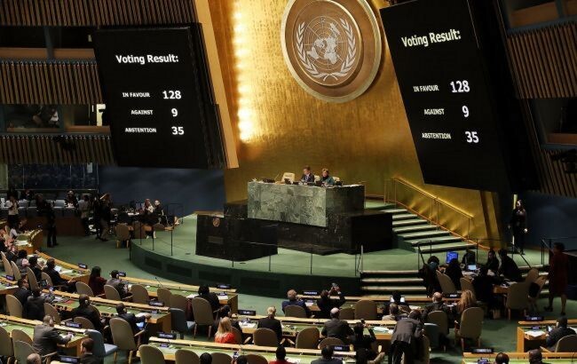 Росію виключили з Ради ООН із прав людини